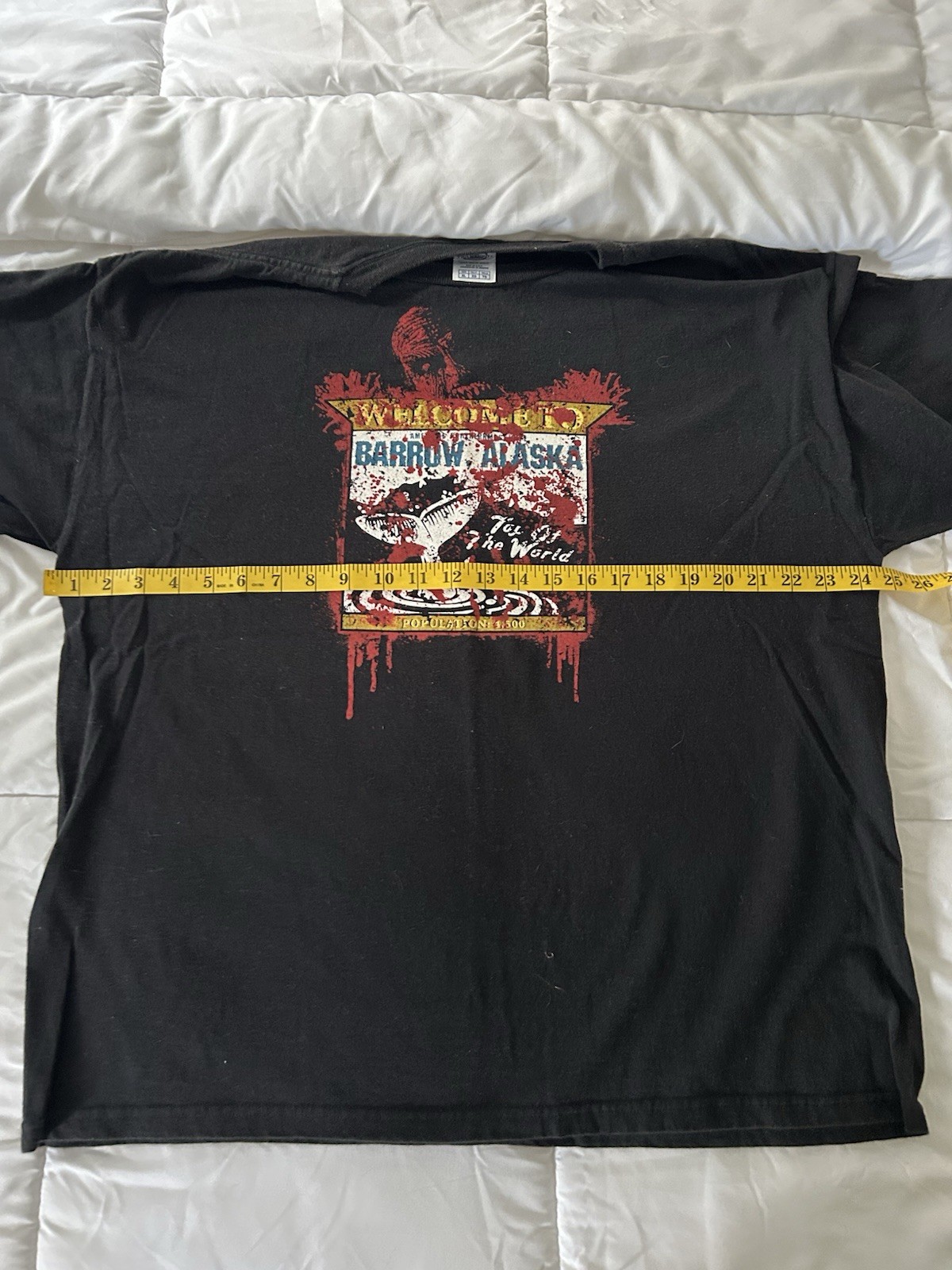 Vintage 30 Days Of Night, Top Of The World T-shirt, Black W/Graphic Men's Sz XL gallery