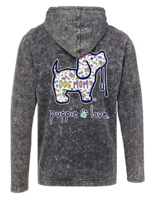 New PUPPIE LOVE DOG MOM HOODED SHIRT gallery