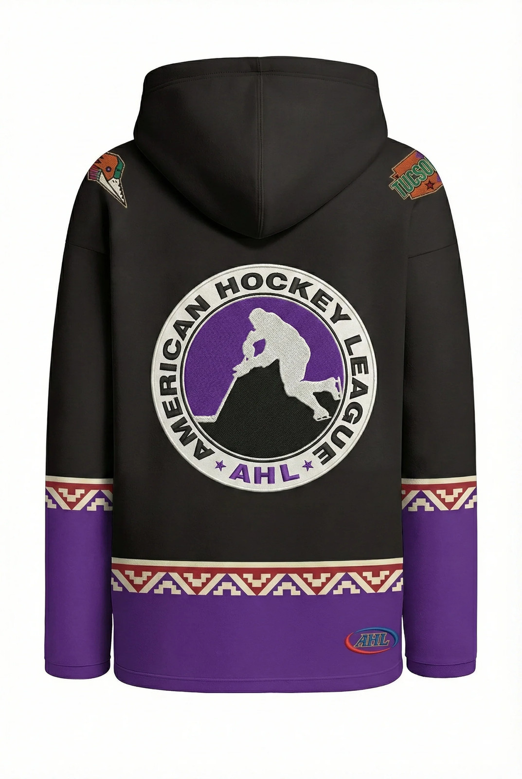 Tucson Roadrunners "Kachina" Alternate AHL Hockey Embroidered Lace Hoodie gallery