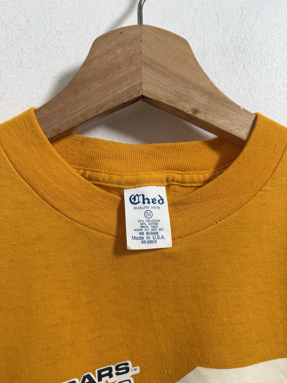 Vintage 1979 The Cars Candy-O Band Shirt Yellow Medium Ched gallery