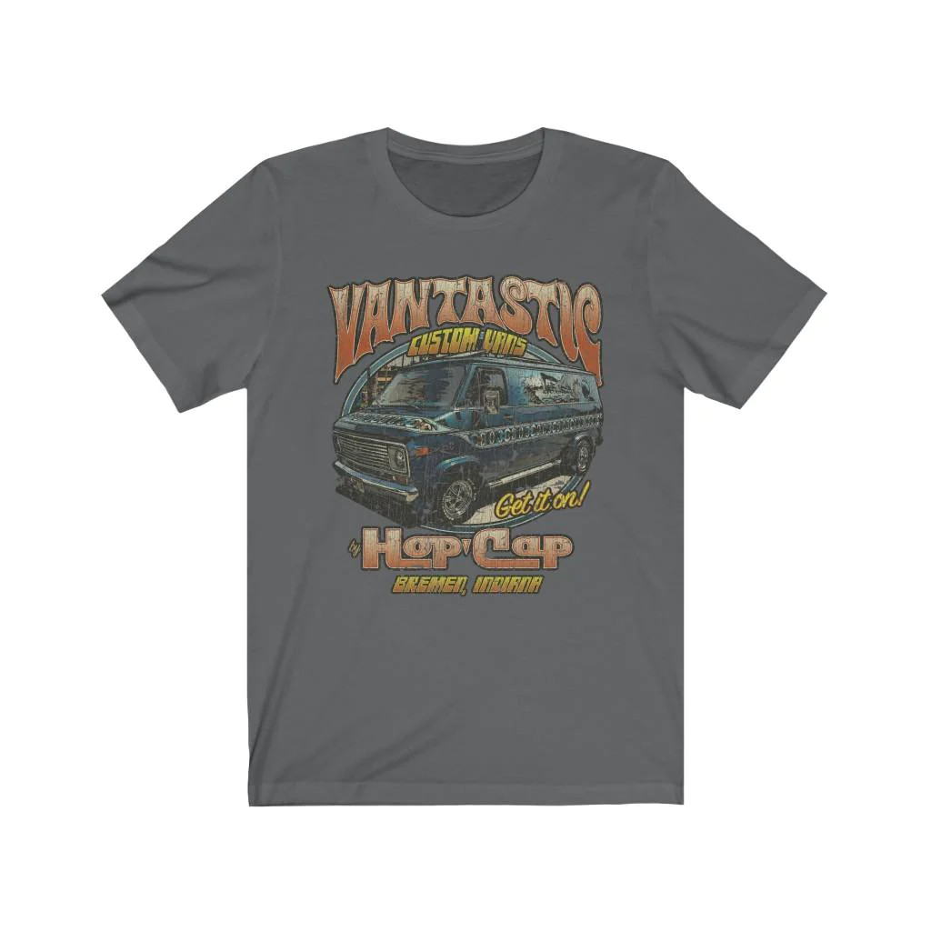 Vantastic Custom Vans by Hop Cap 1971 Vintage Men's T-Shirt gallery