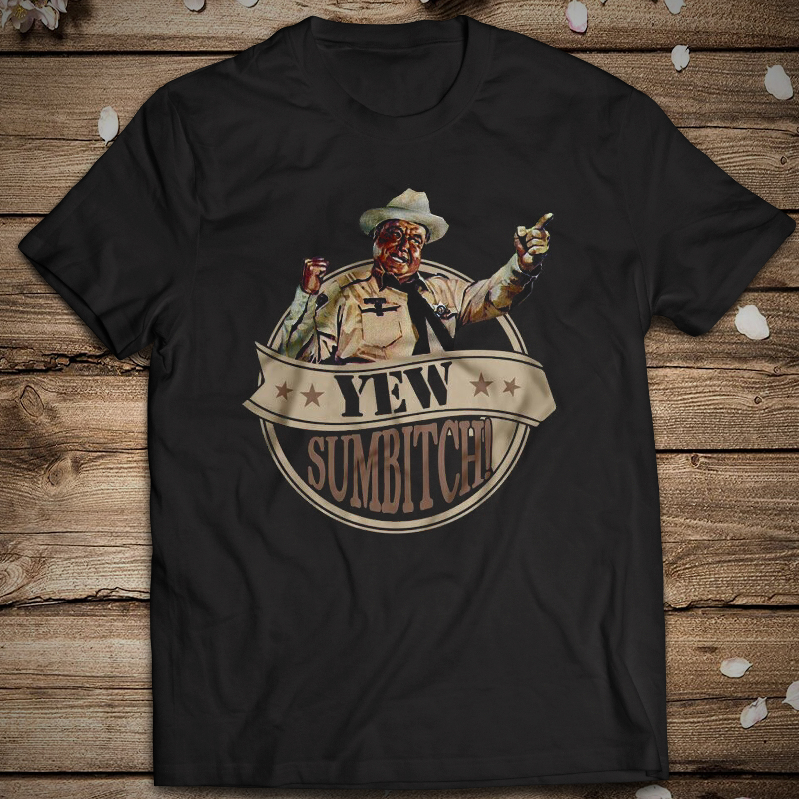 Smokey And The Bandit Classic Movie T-Shirt Smokey Bear Jackie Gleason Vintage gallery