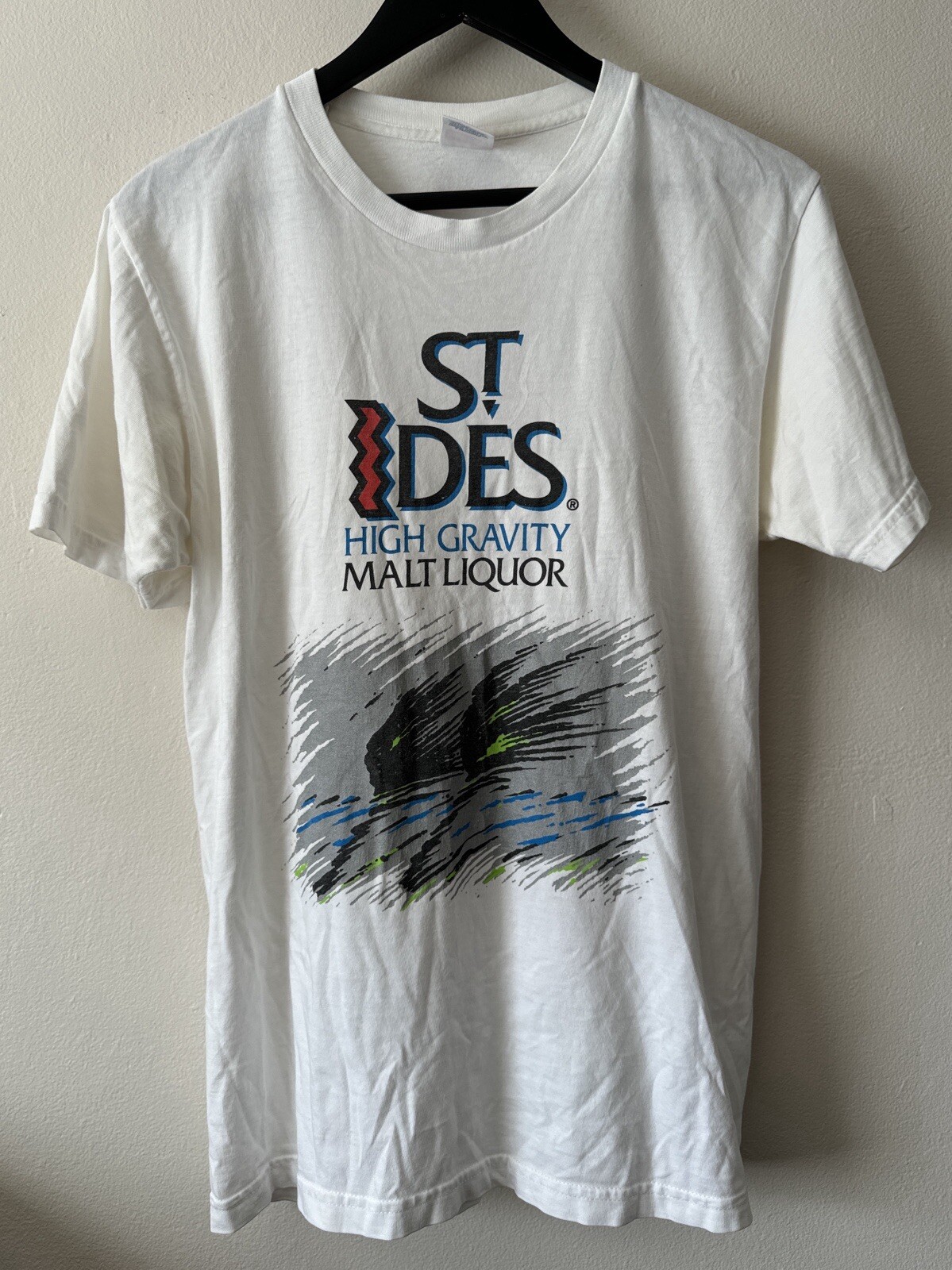 Supreme St Ides Malt Liquor T Shirt SS16 White Streetwear Size M gallery