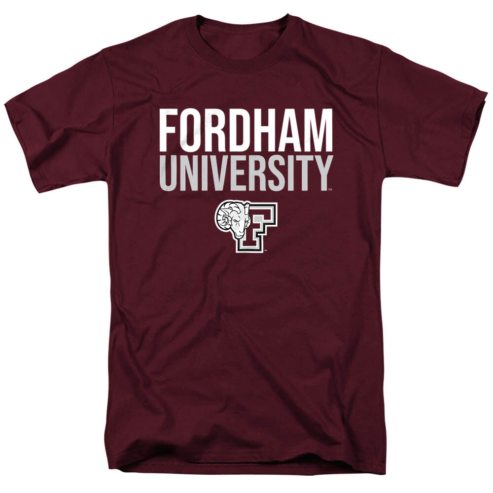 Fordham University Adult T-Shirt Stacked, Maroon, S-3XL gallery