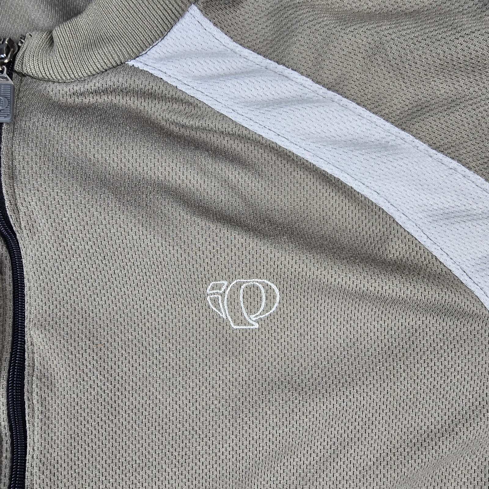 Vintage Pearl Izumi Cycling Shirt Men L Brown 1/4 Zip With Zip Back Pocket gallery