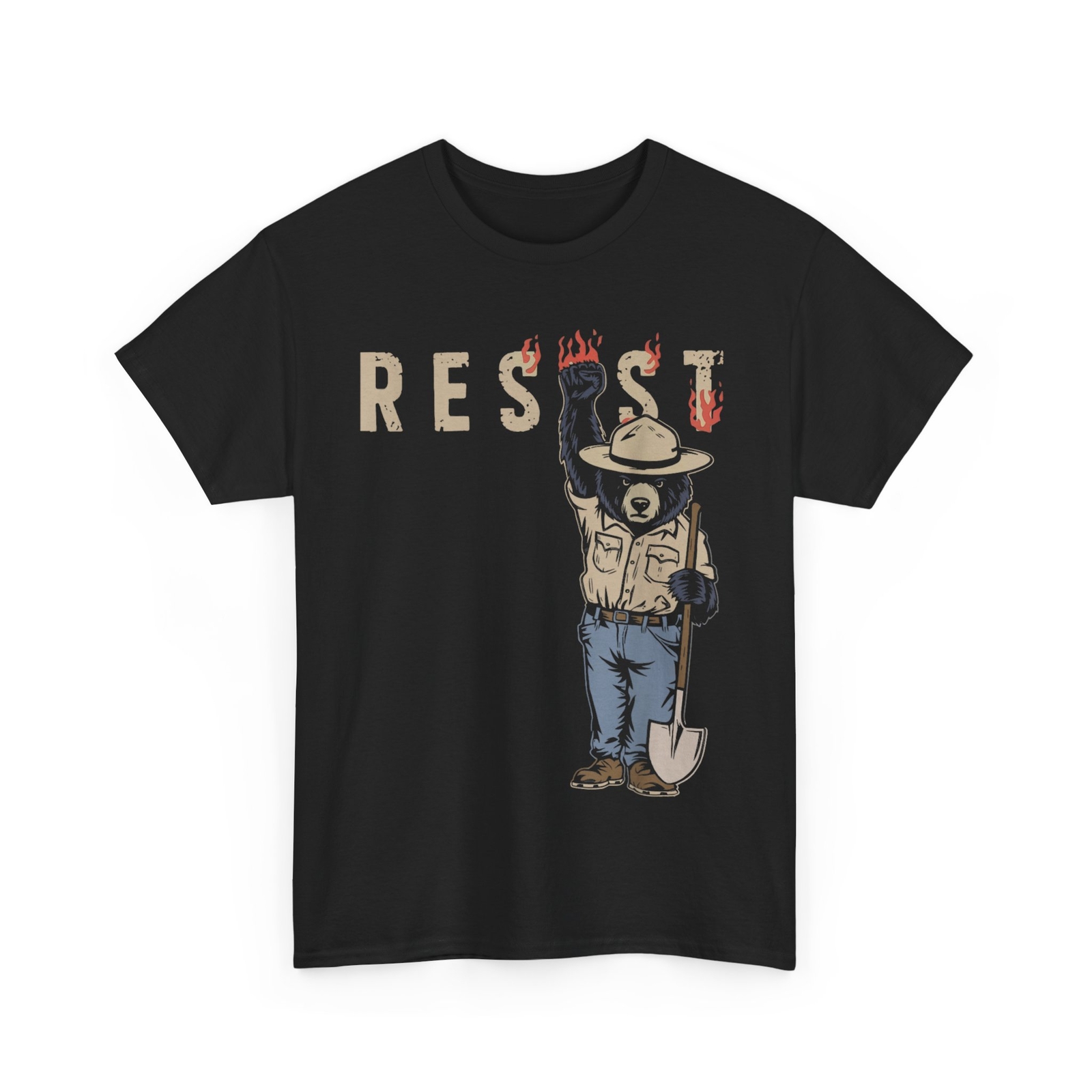 Bear Resist Shirt, Smokey The Resist Bear Nation Park T-shirt gallery