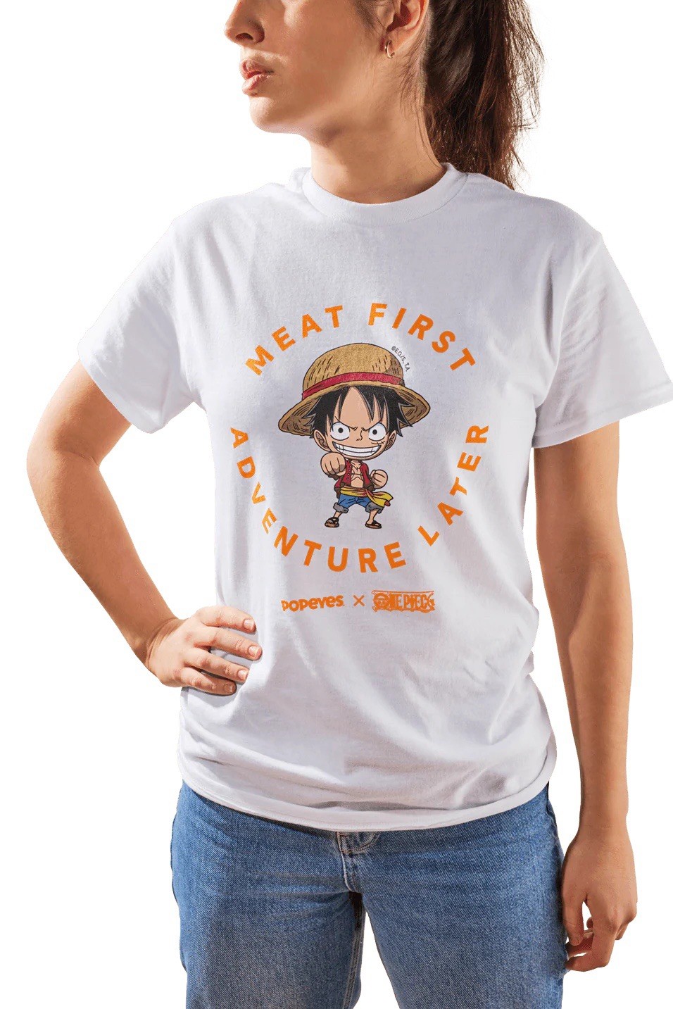 IN HAND – 2026 ONE PIECE X POPEYES EXCLUSIVE T-SHIRT SIZE: SMALL