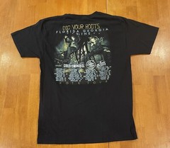 Florida Georgia Line 2016 Dig Your Roots Tour Black T-shirt Double Sided Medium