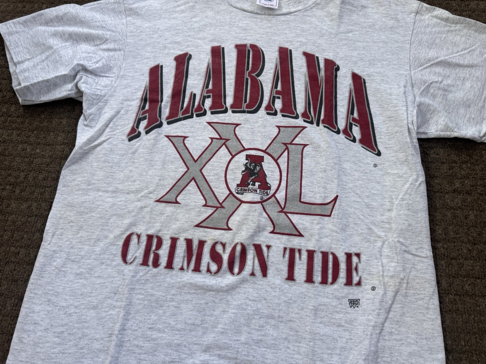 Delta Vintage Single Stitch Alabama T-shirt XXL Size Large USA *See Measurement* gallery