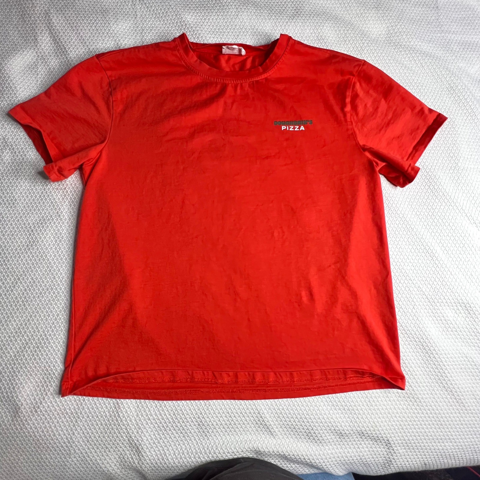 Doughbrik's Pizza Mens Graphic T Shirt Sz Large Crewneck Short Sleeve Hollywood gallery