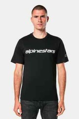 Alpinestars ASTARS Linear Wordmark 2.0 CSF Tee T-Shirt Black/White