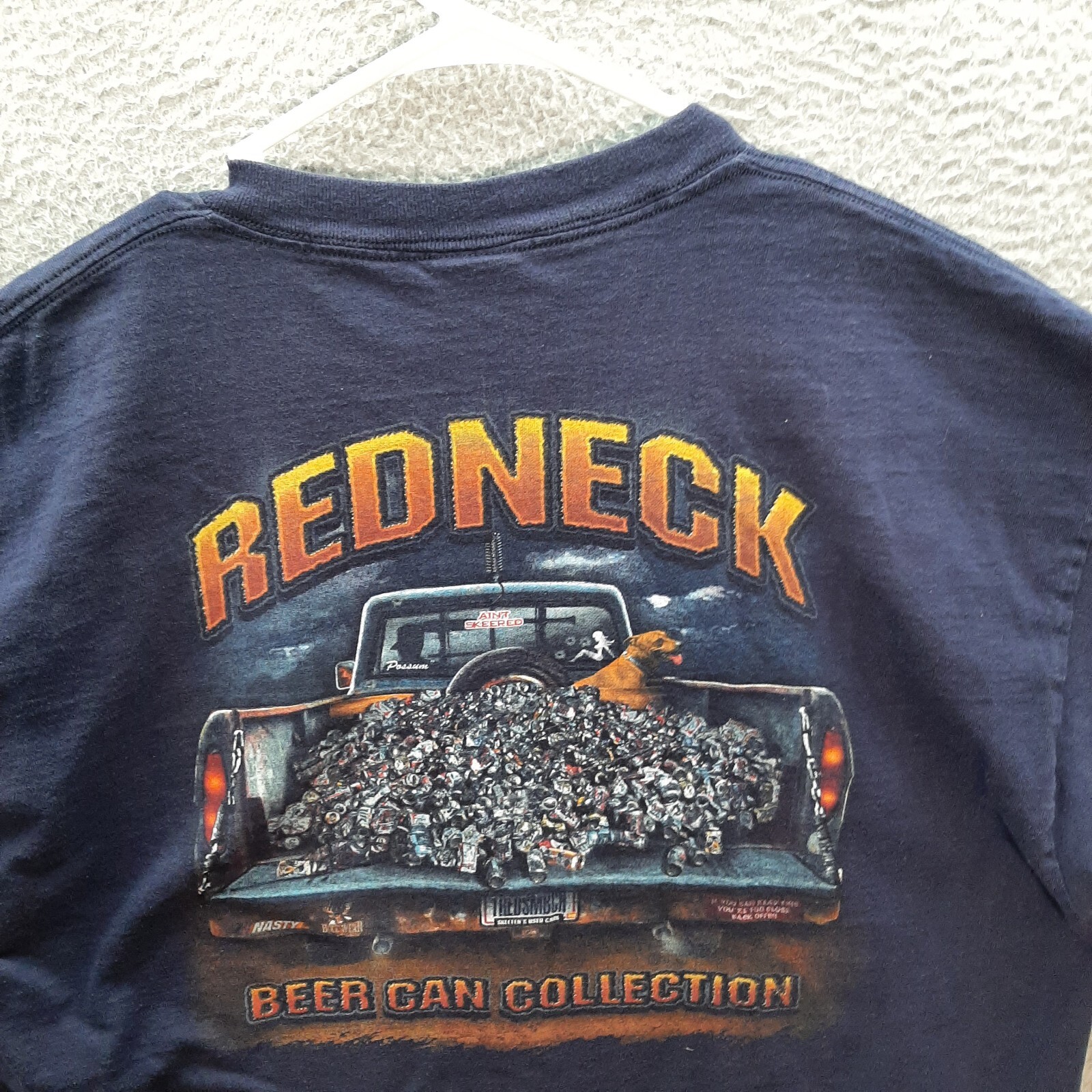 Vintage Delta Shirt Adult Extra Large Blue Redneck Sportsman Humor Outdoors Y2K gallery