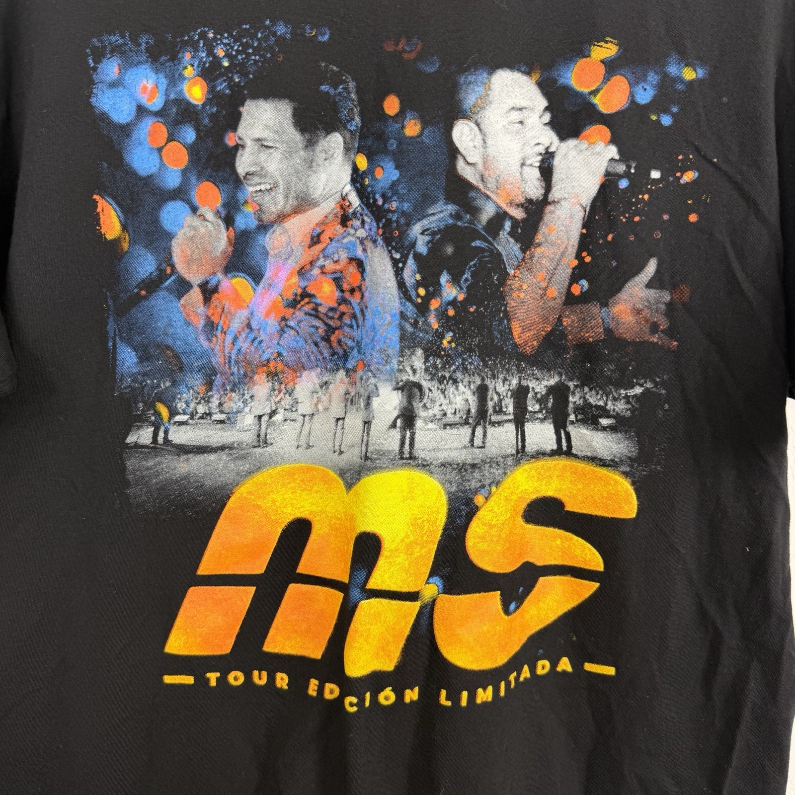 Banda MS Tour Edicion Limitada Graphic T-Shirt Mens Large Black Concert Tee gallery
