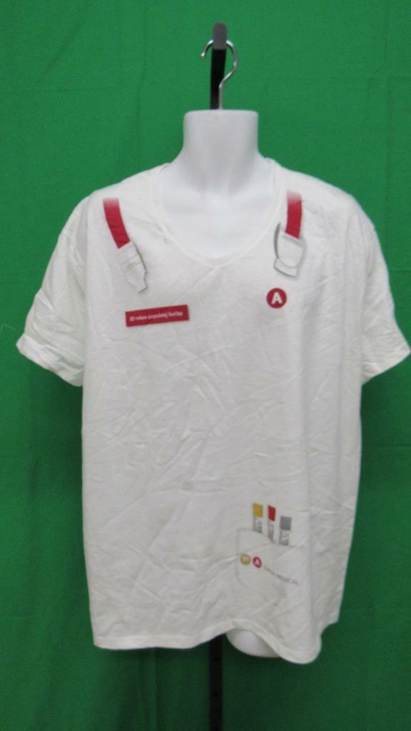 New Alpha Medical 20 rokov uspesnej liecby Adult Mens Size 2XL White Shirt gallery