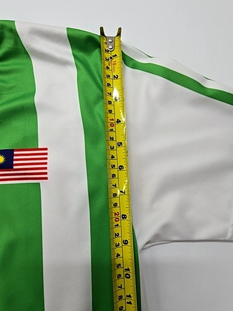 Adidas Jersey Boys Green V Neck Size L Regular Athletic Striped gallery