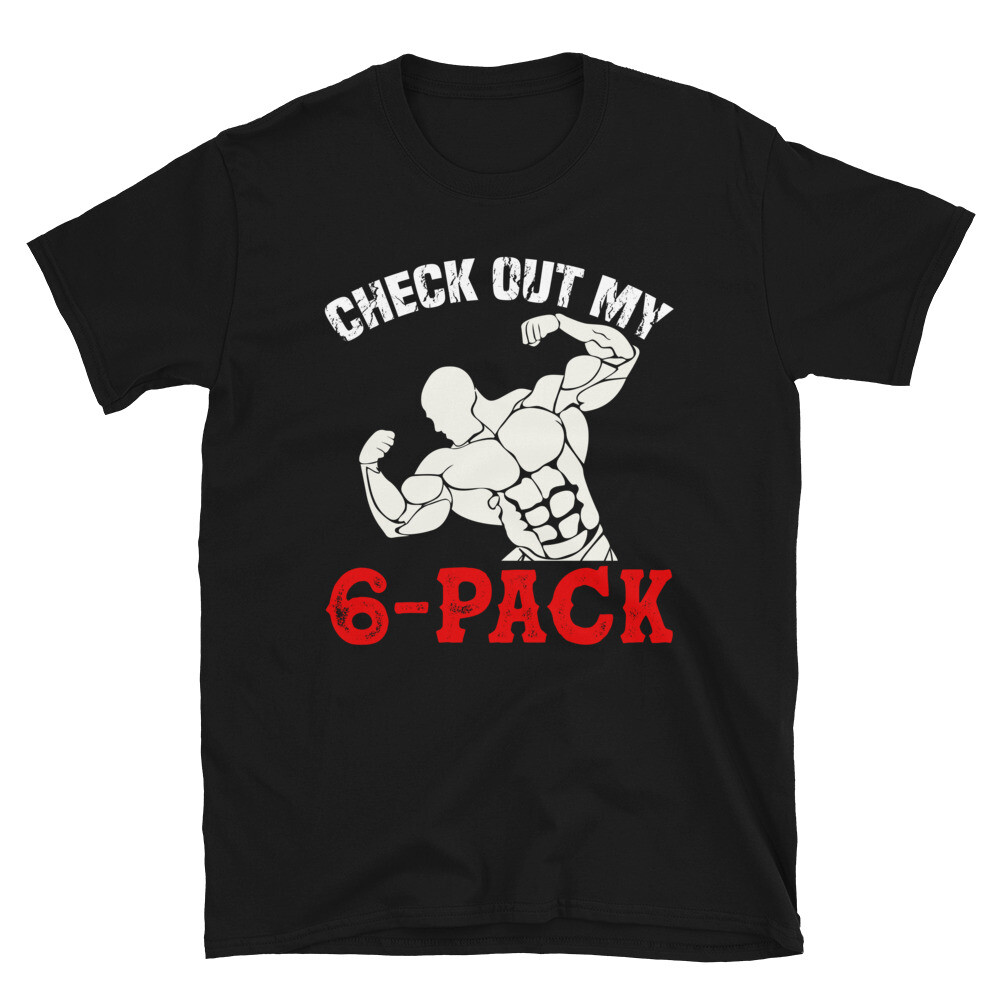 Weightlifting Strength Training Six 6 Pack T-Shirt