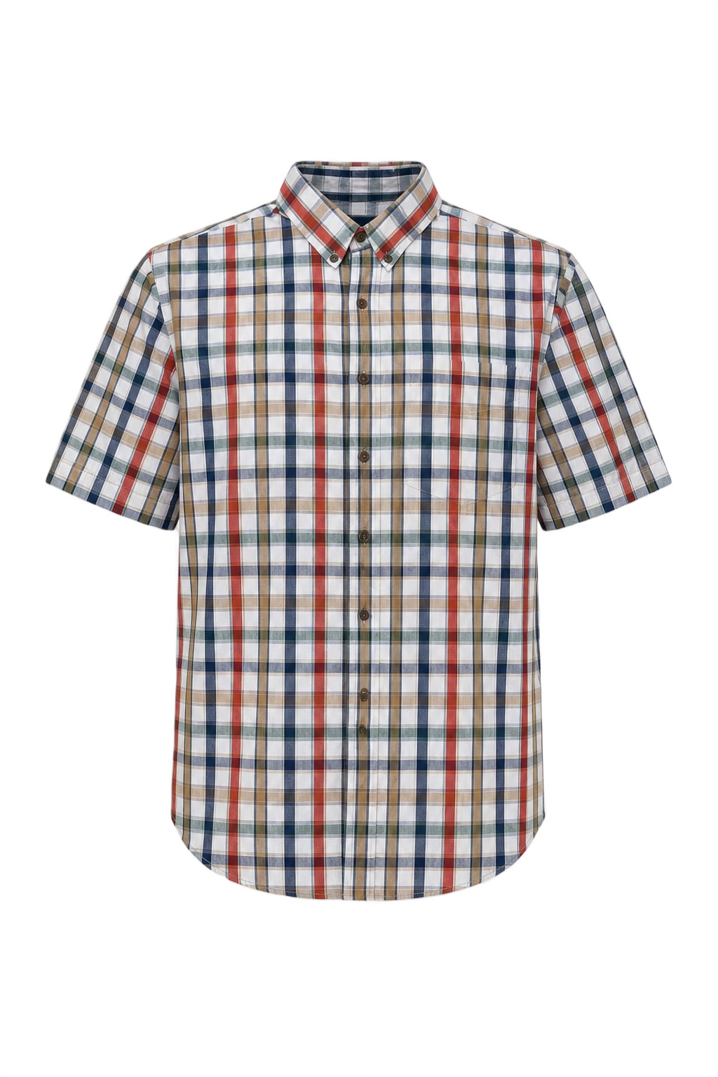 Vintage 1990s Yuppie Checkered Unisex Shirt, Multicolor Cotton, Size N/A gallery