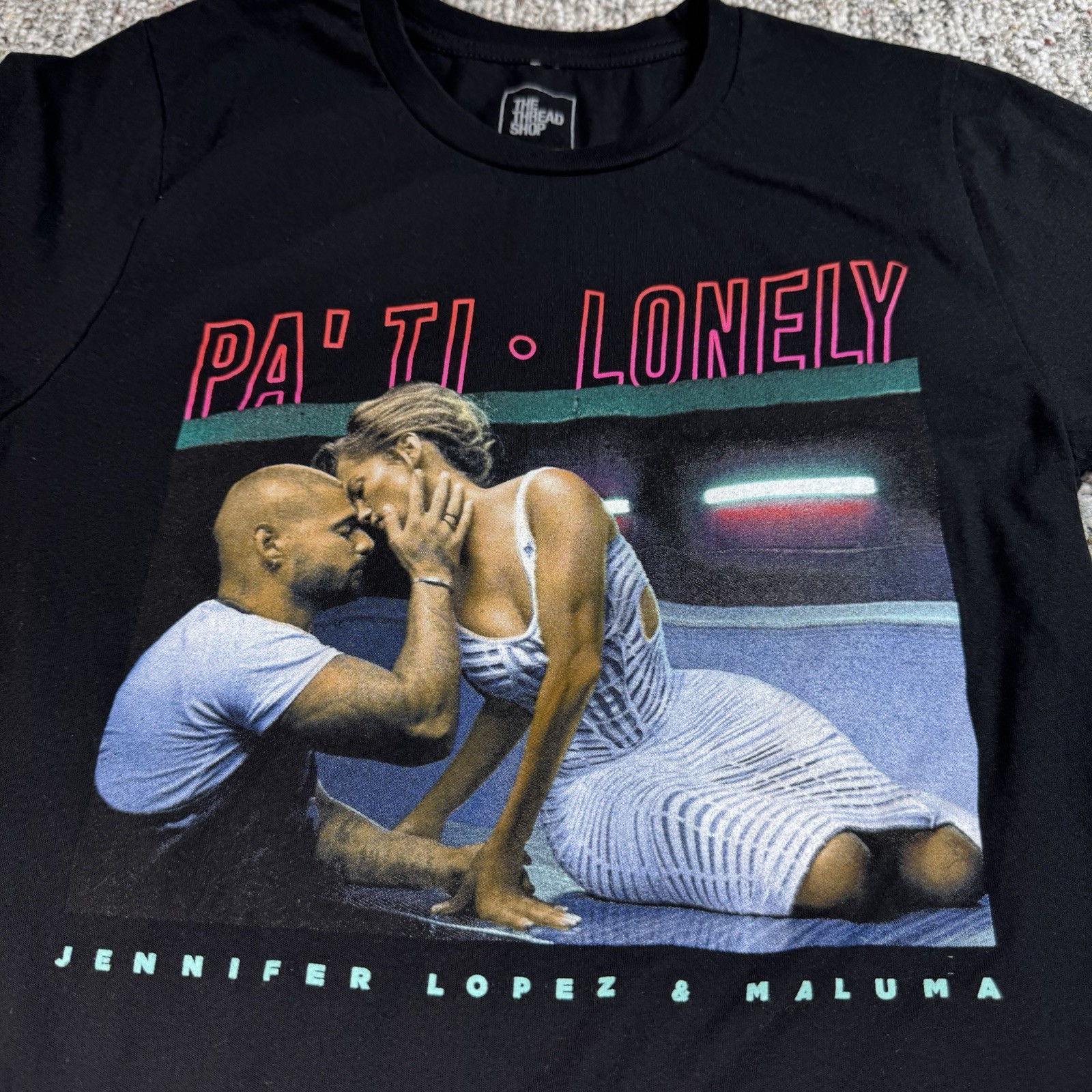 The Thread Shop Shirt Mens Small Jennifer Lopez Maluma Pa' Ti + Lonely Promo gallery