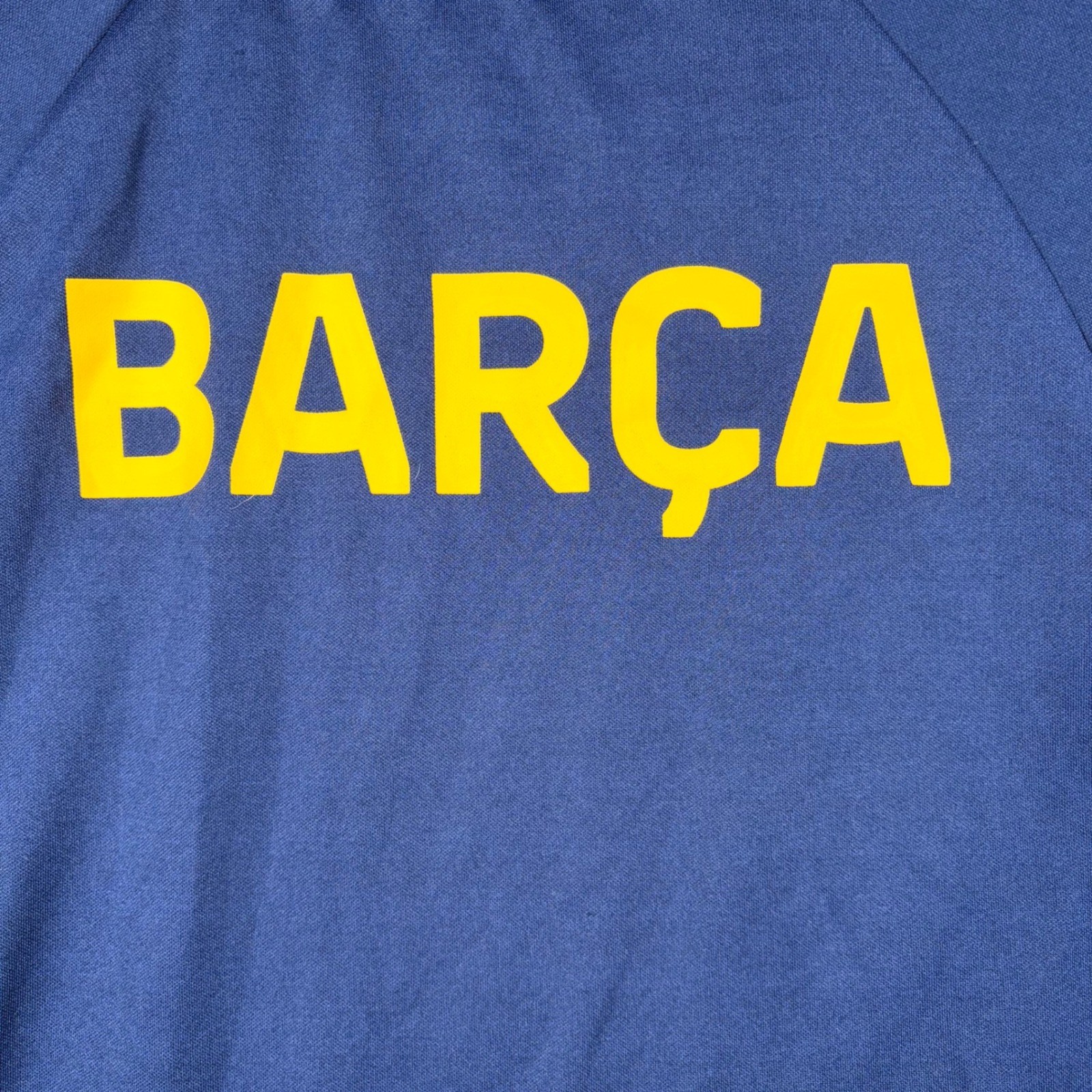 FC Barcelona Barca Soccer Jersey Mens XL Navy Blue Red Football gallery