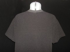 Goofy Embroidered Mickey Unlimited Gray Thermal Cotton/Poly S/S T-Shirt Sz. L