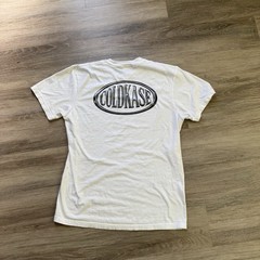 Coldkase Chrome Tshirt Size Medium White Short Sleeve