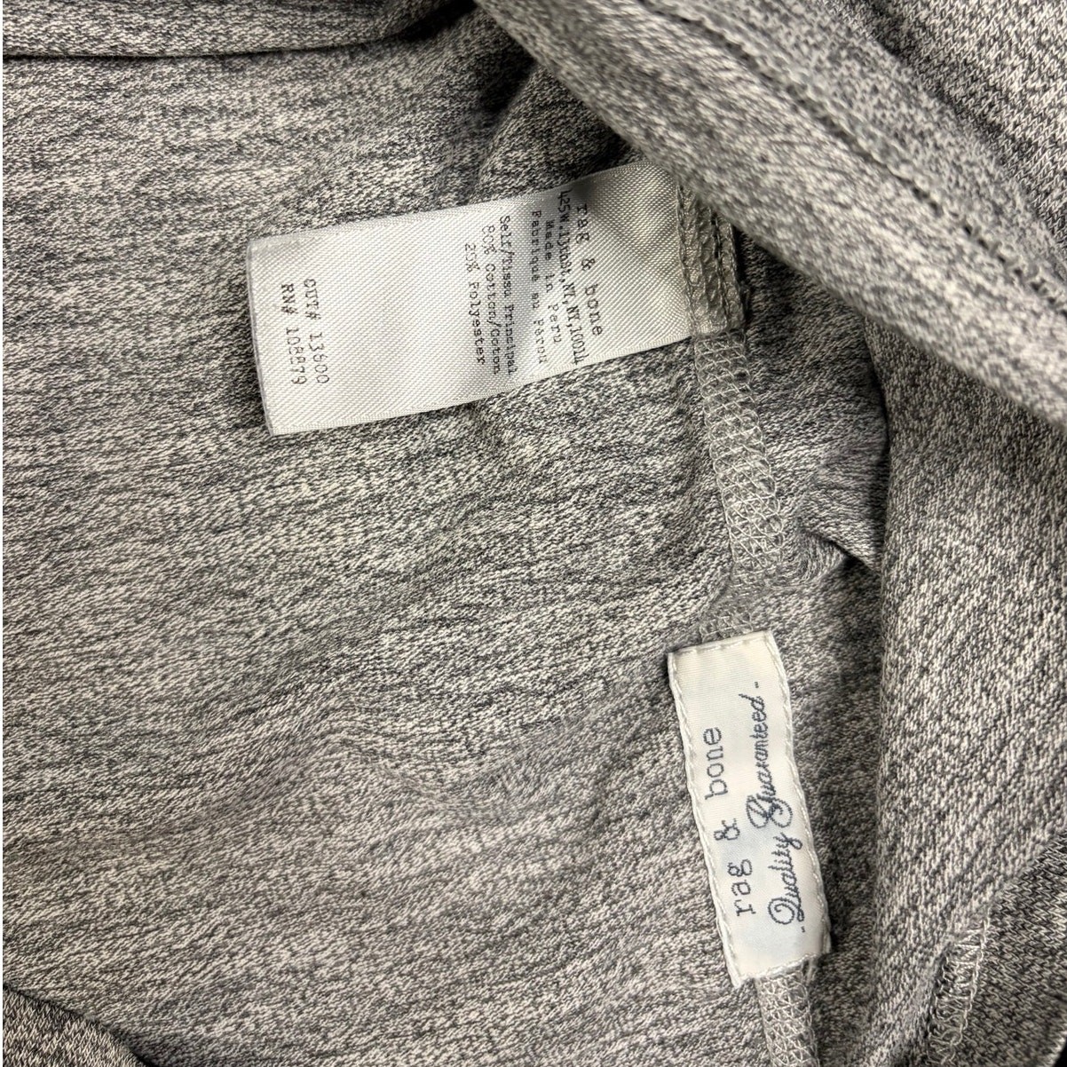 Rag & Bone New York Standard Issue Men's Large Gray Short Sleeve Shirt Cut 13600 gallery