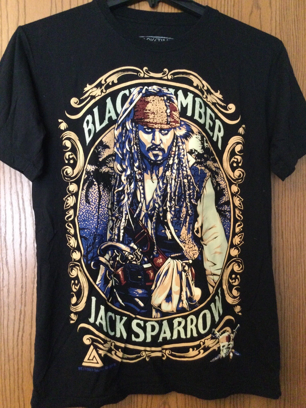 Jack Sparrow – Black Shirt – L – Black Timber