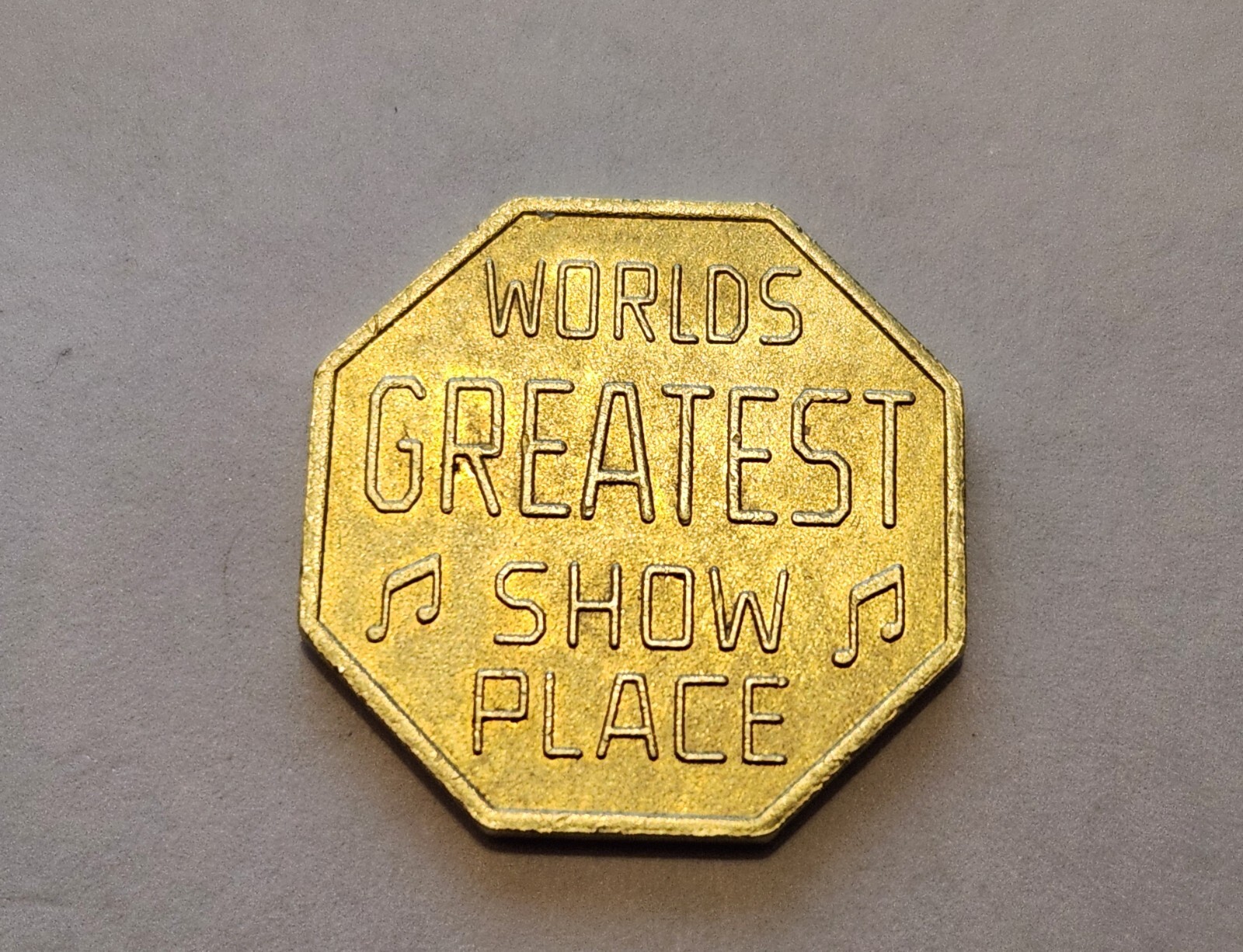 Worlds Greatest Show Place Peep Show Token – NYC – 42nd St & 8th Ave