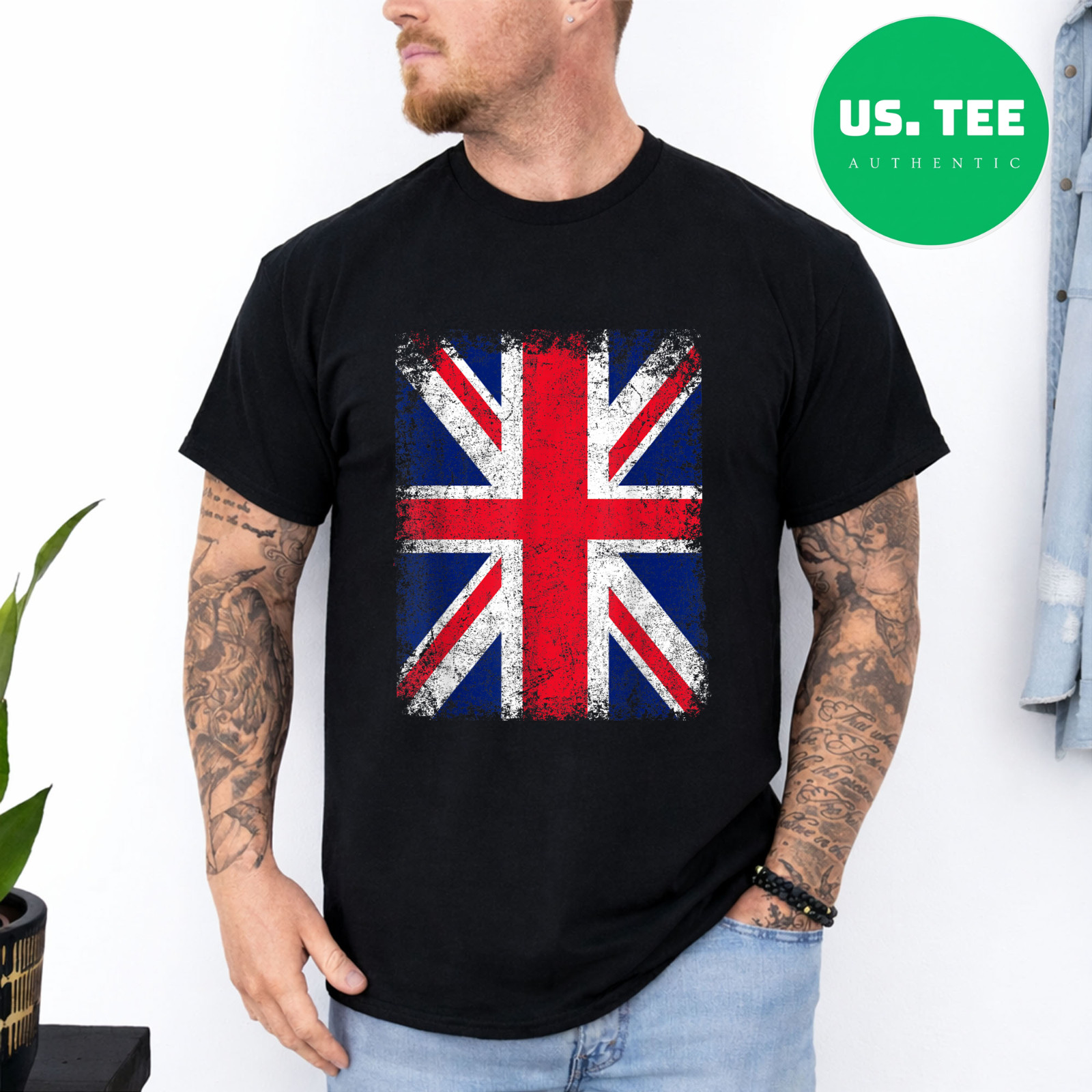Union Jack Flag United Kingdom Great Britain England Gift T-Shirt gallery