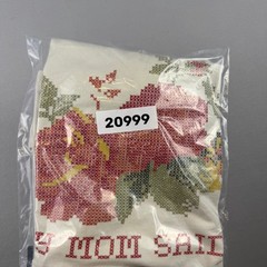 Original Use Floral Cross Stitch Graphic Tee Medium