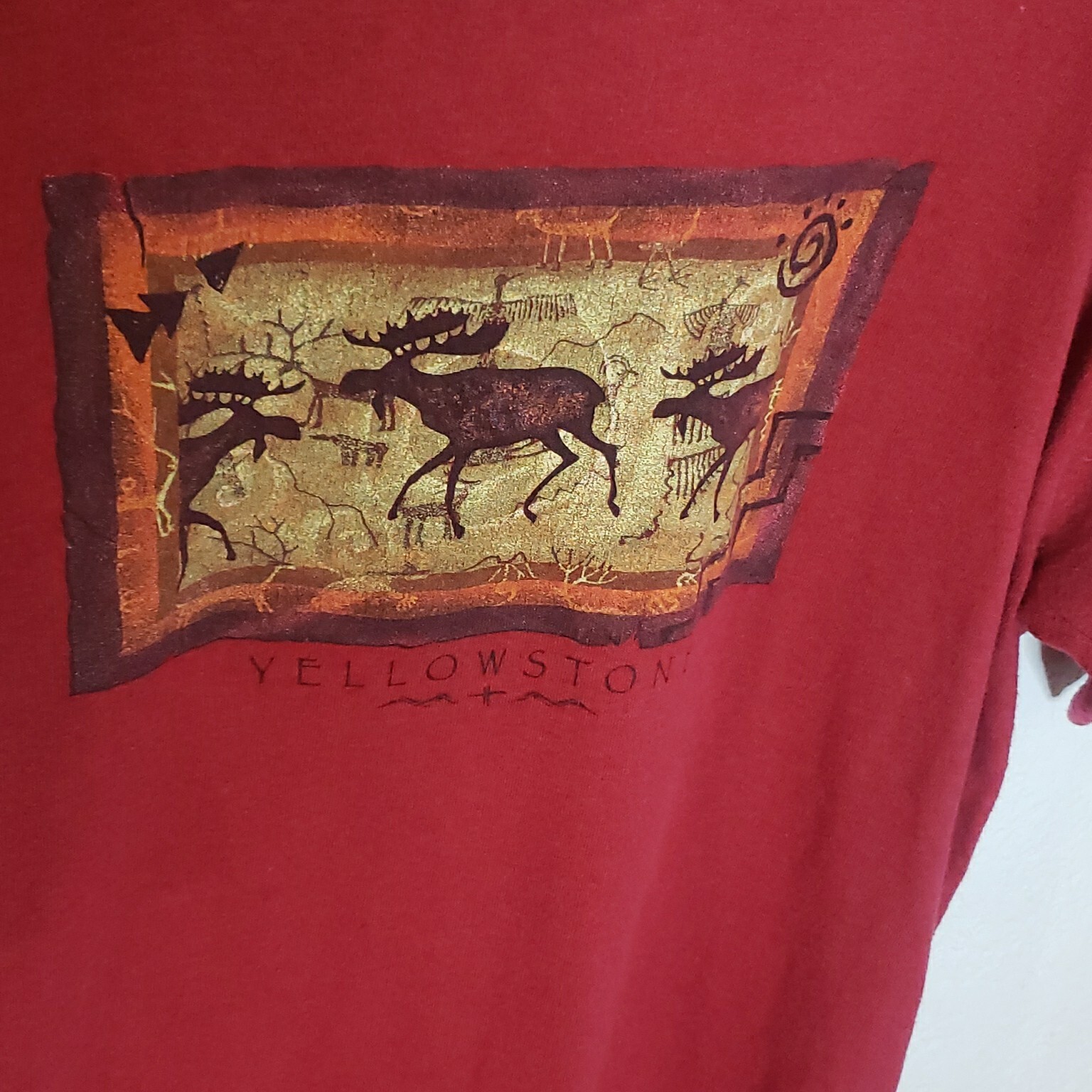 Eco Mountain Recycled Cotton Polyester Yellowstone Adult Medium Made in USA gallery