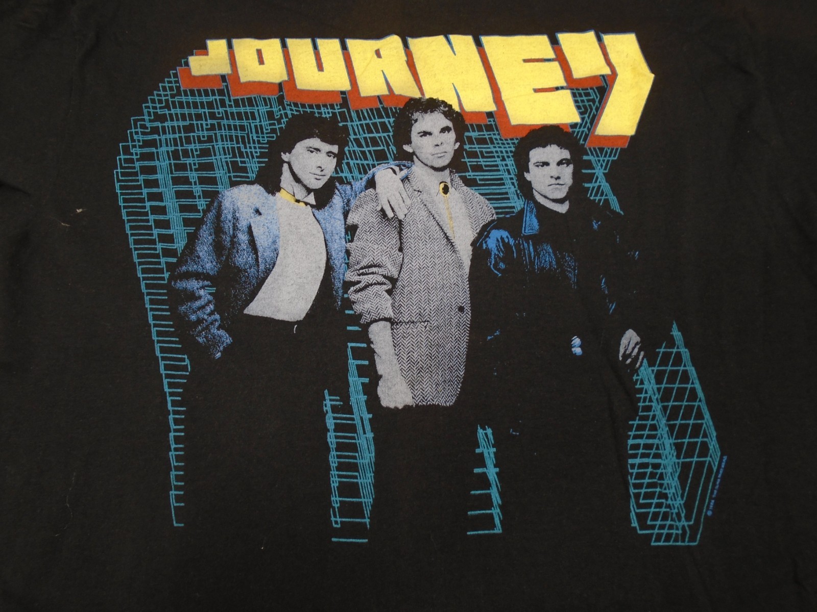 Vintage 1980s Journey Raised on Radio Tour T-Shirt Size XL Single Stitch gallery
