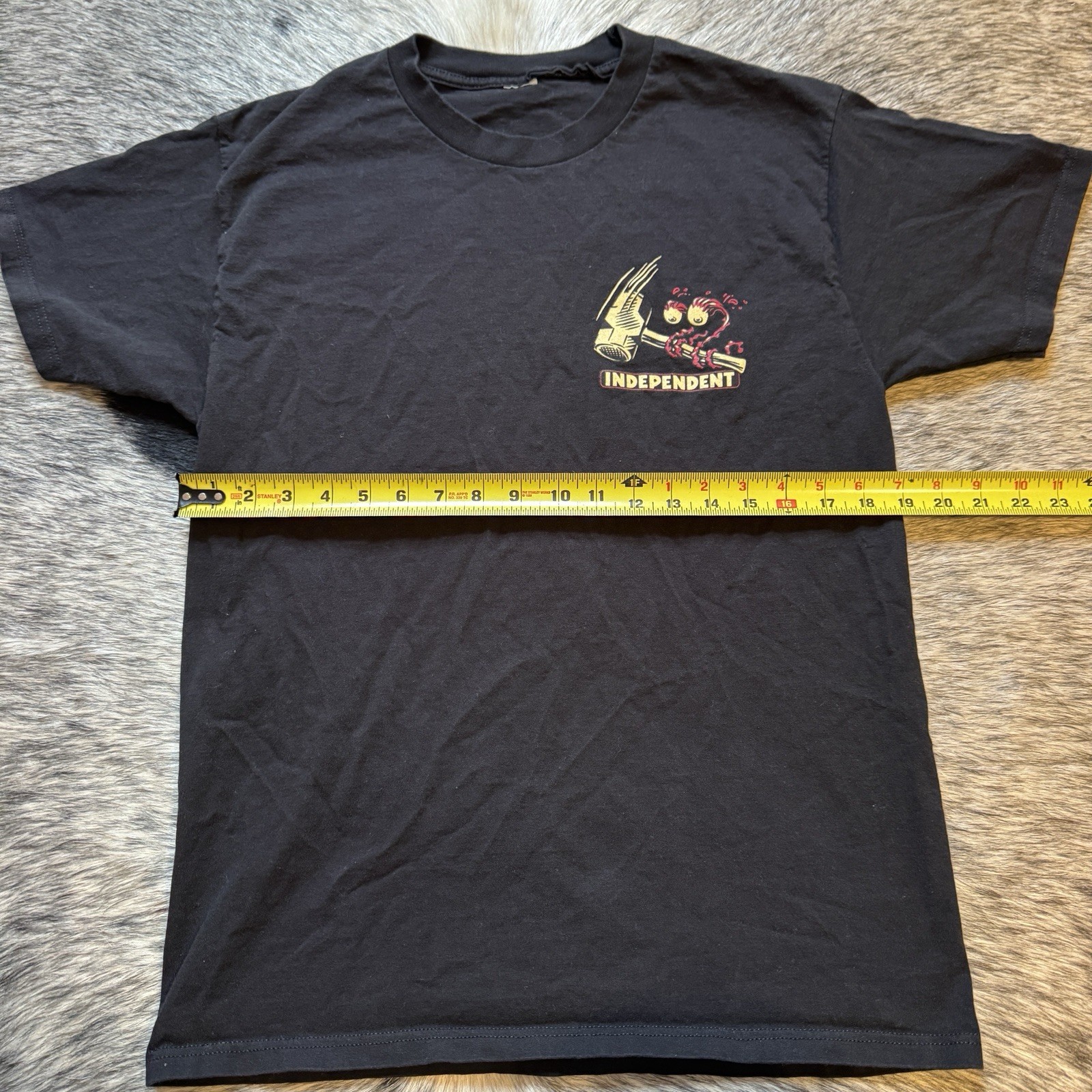 Y2K Independent Truck Co Time To Grind Skate Tee Black Graphic Shirt Sz M 🛹🔥 gallery