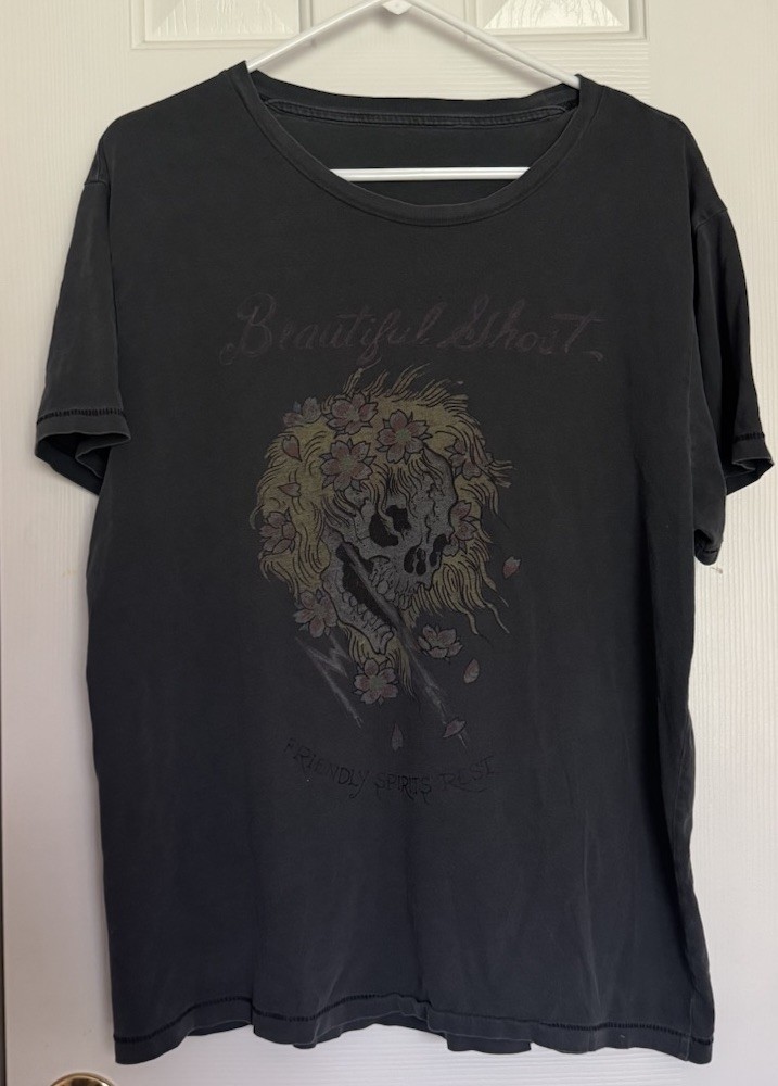 Ed Hardy Black Skull Graphic Crew Neck Short Sleeve Cotton Knit T-Shirt L gallery