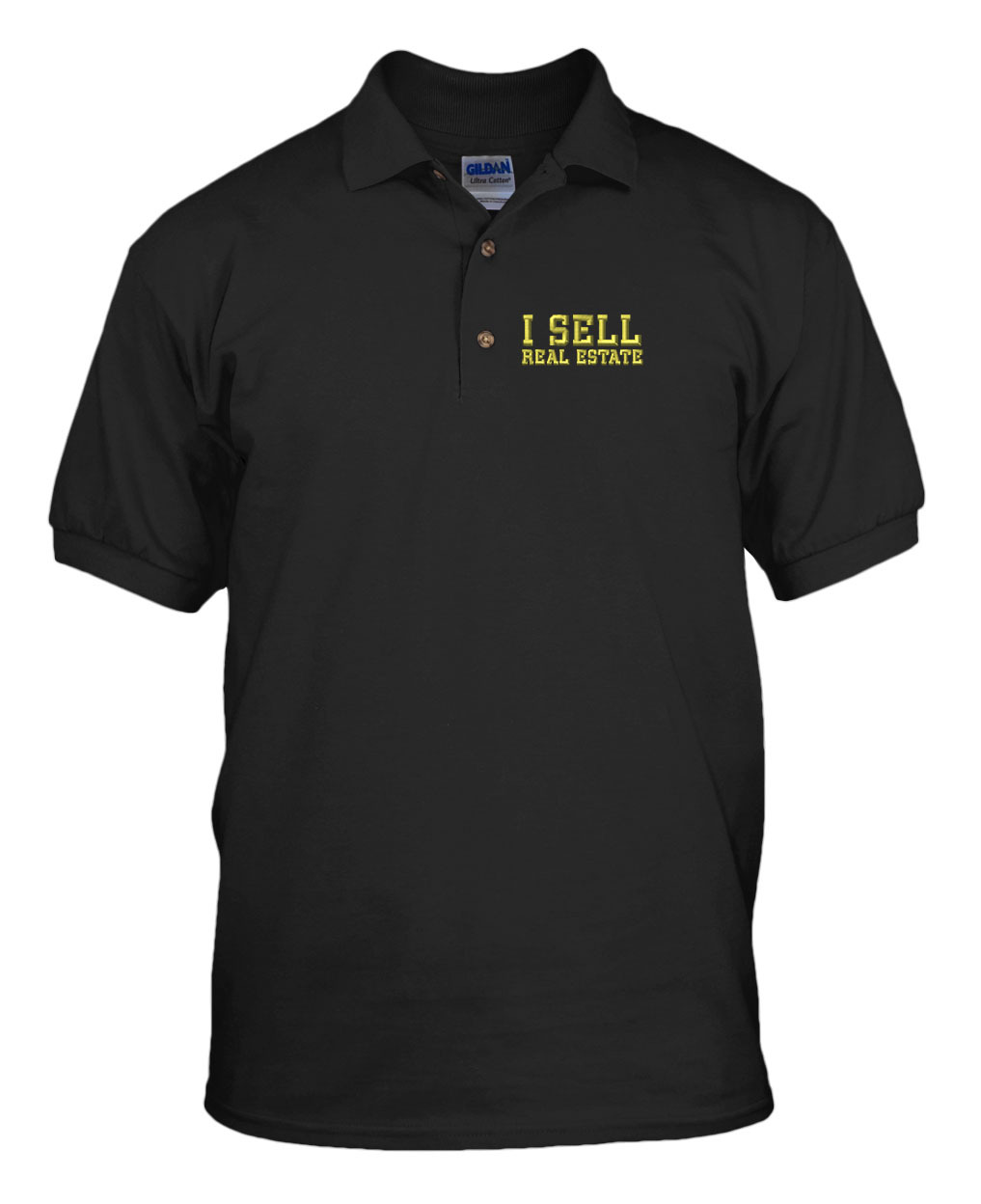 I SELL REAL STATE REALTOR Embroidery Embroidered Unisex Adult Golf Polo Shirt