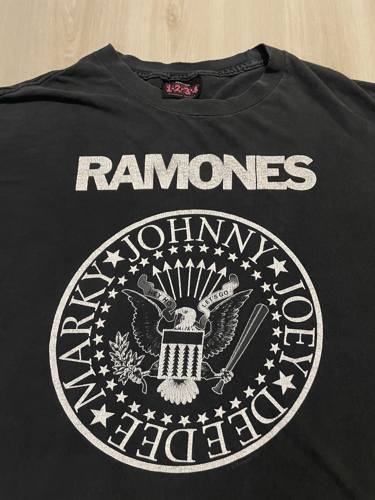 Vintage Ramones Shirt 2006 Black Graphic 1 2 3 4 Label Tee Mens Large gallery