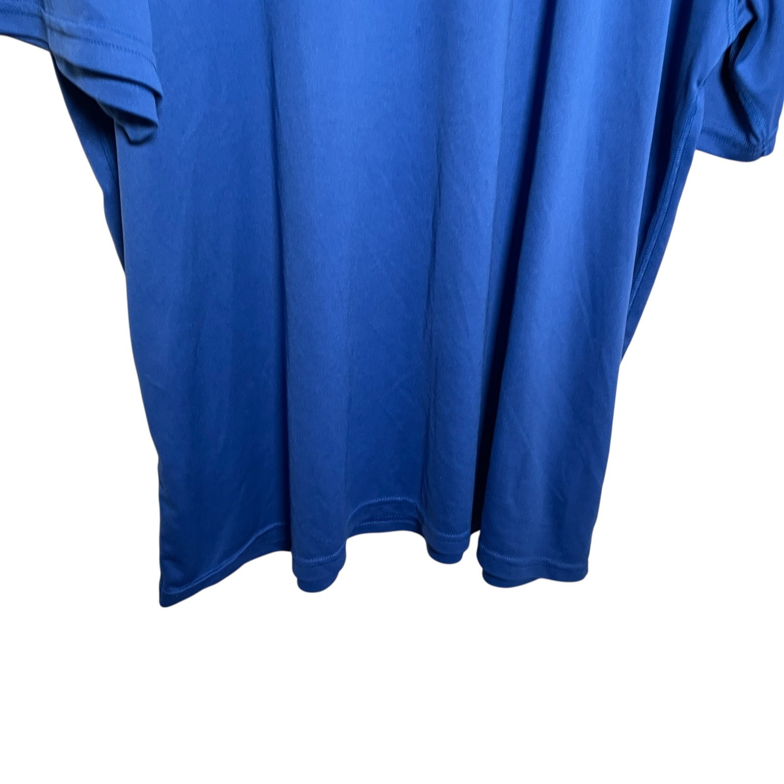 Nike T-Shirt Men's XL 1XL Blue Short Sleeve Solid Athletic Crew Neck Shirt gallery