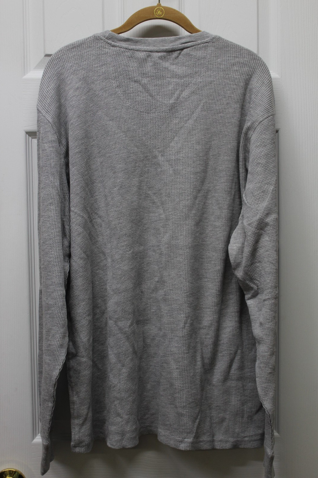 MEMBERS MARK MENS THERMAL CREW-Grey-XL-NWT gallery
