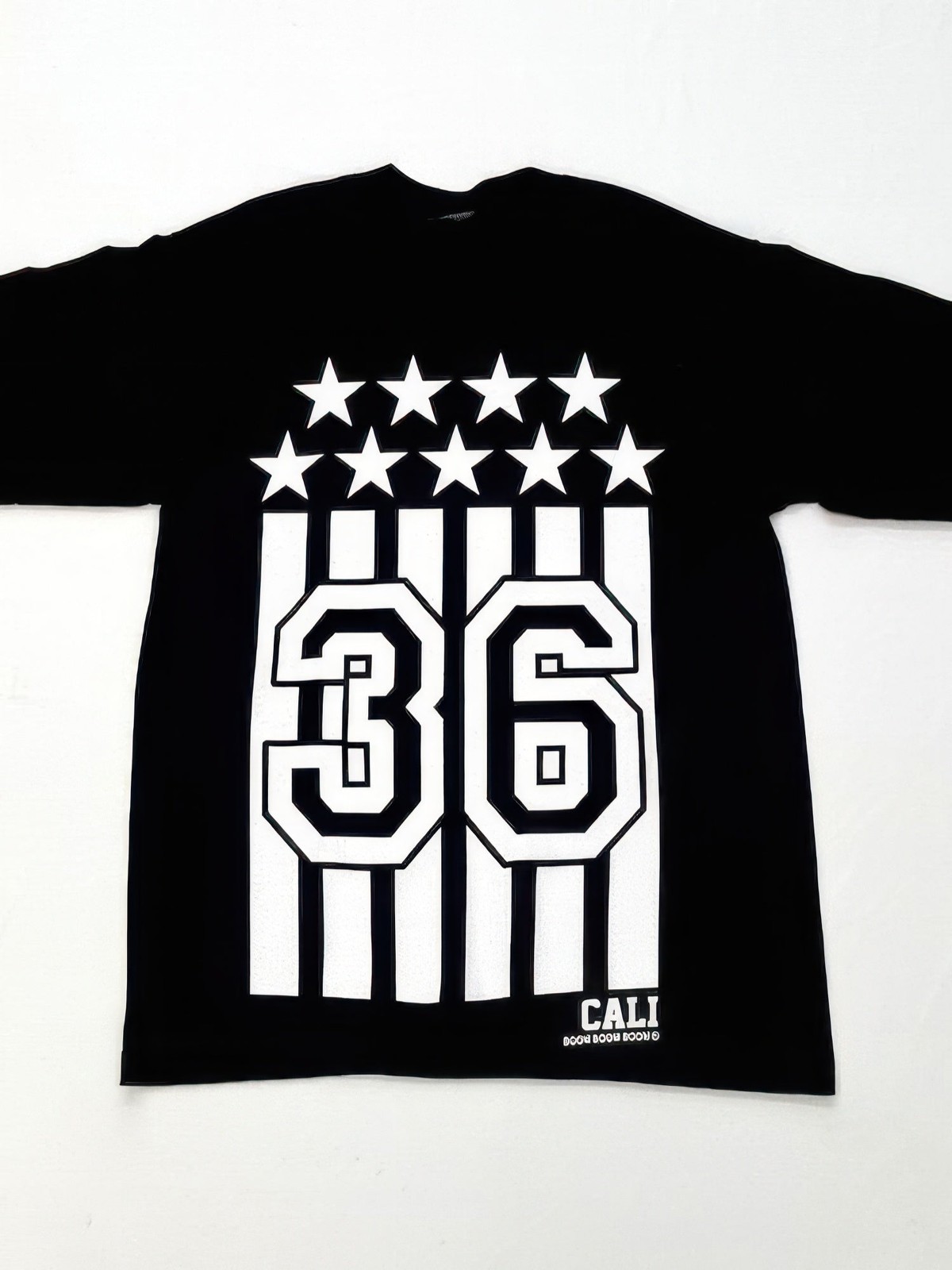 Black And White Flag Print Tee gallery