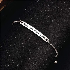 Dainty Cuff Bracelet – REMEMBER WHO YOU ARE – Bracelets Bachelor Party Gift I…