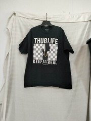 Bart Simpson tug life keep up real Graphic T Shirt -3forty Inc size xl (CQ879)