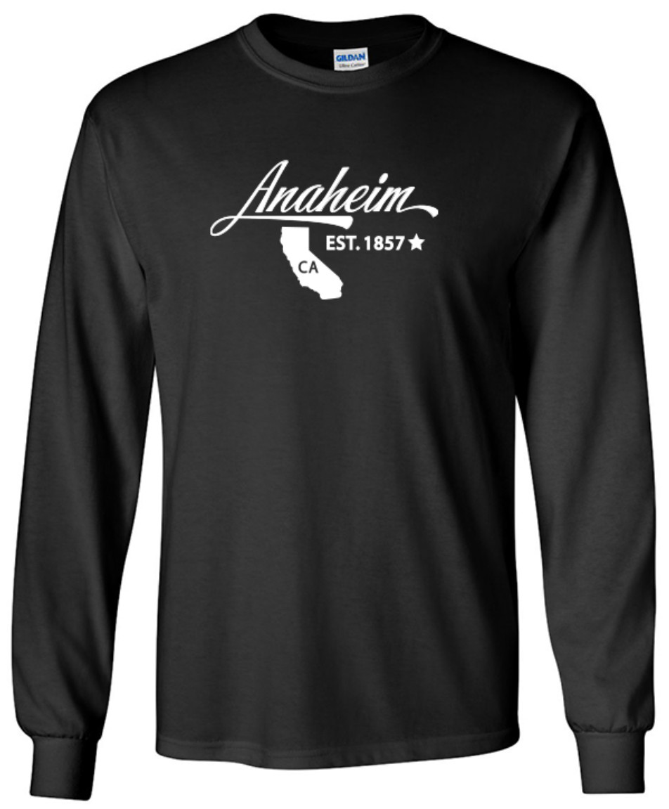 Anaheim California State T-Shirt Long Sleeve Graphic Tees Unisex Apparel Design gallery