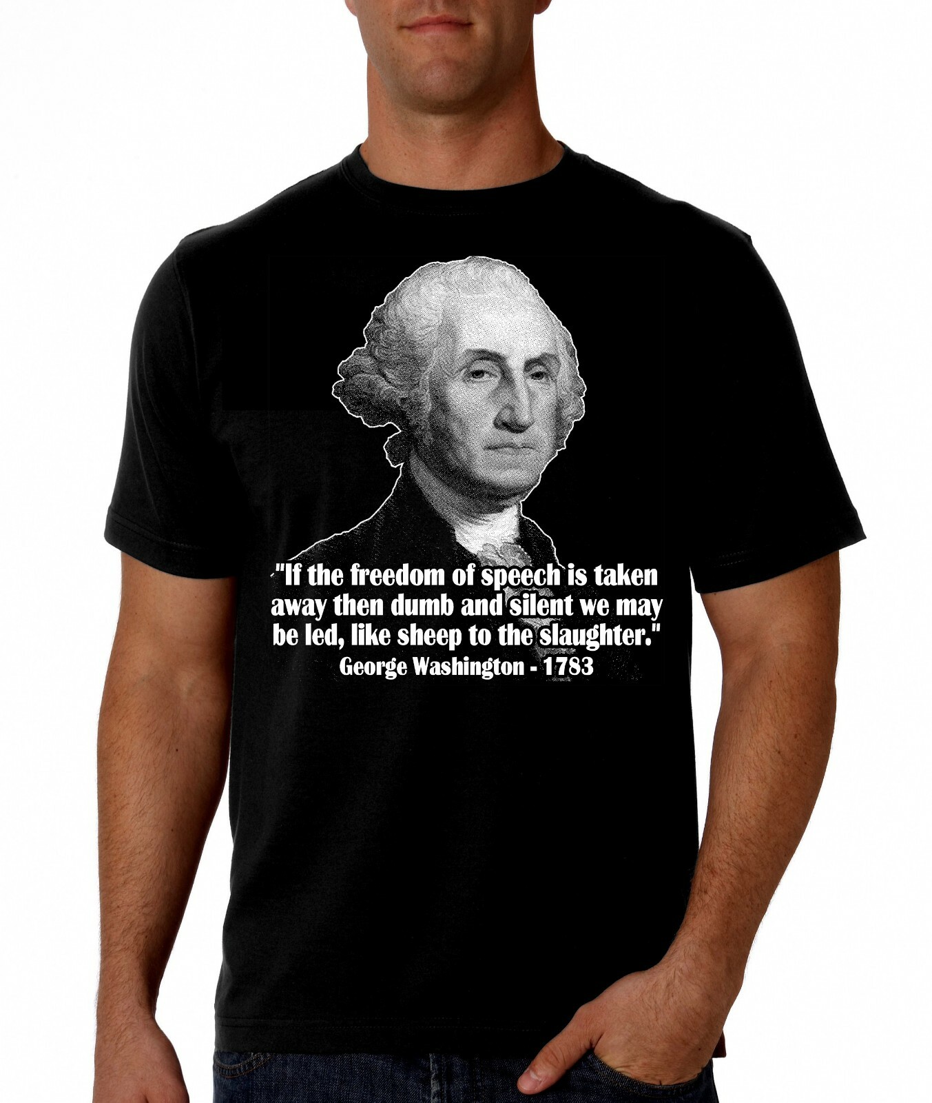 George Washington Quote Black Shirt | 1776, Free Speech, Constitution, Pro Gun gallery