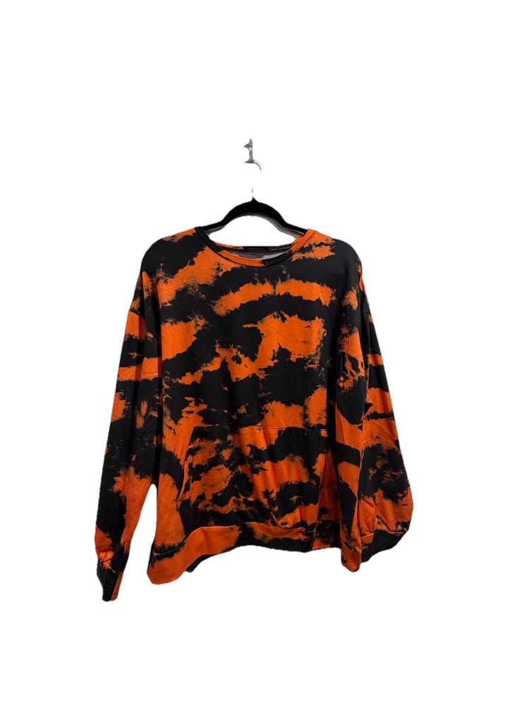 Tshirt Long Sleve Orange And Black Size L #20