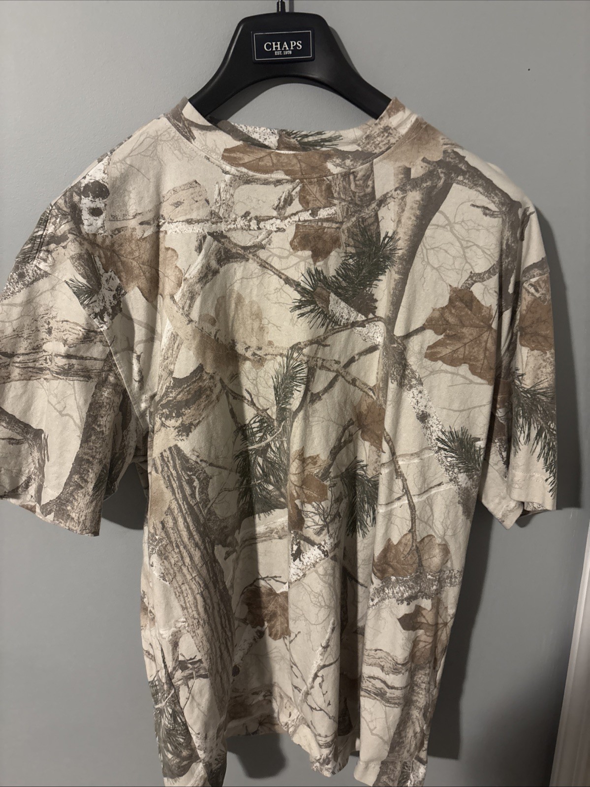 Hollister Camo Heavyweight Boxy Fit Size l And A Abercrombie & Fitch Grey L