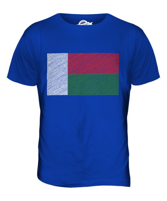 MADAGASCAR SCRIBBLE FLAG MENS T-SHIRT TEE TOP GIFT MADAGASIKARA MALAGASY gallery