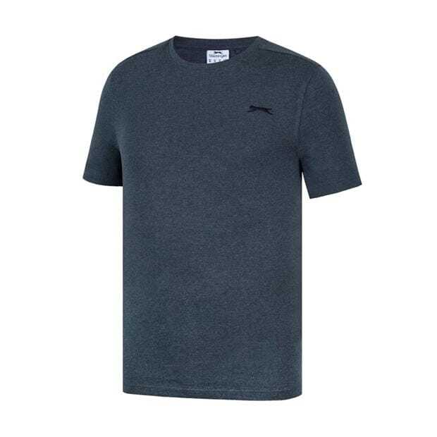 Mens Slazenger 100% Cotton Plain Crew Neck T Shirt XS S M L XL XXL 3XL 4XL BNWT gallery