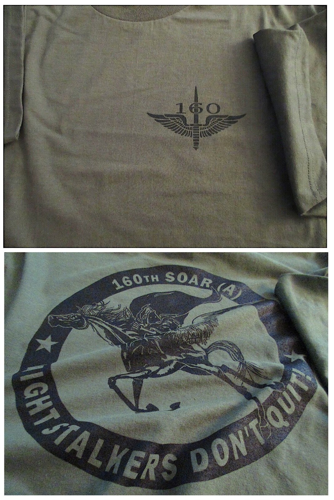 160th NIGHT STALKERS SOAR Spec OPS Aviation T-Shirt Large Military US Military 1 gallery