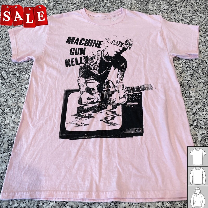Hot Pink Machine Gun Kelly Sell Out Gift For Fans Men All Size T-Shirt  NH117