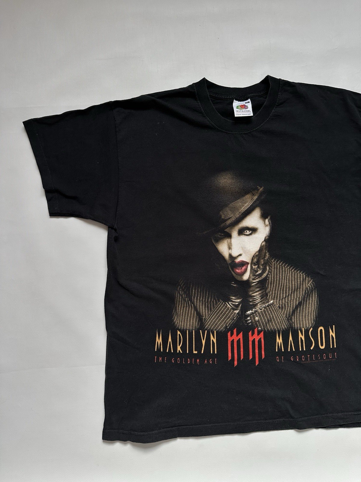 Vintage 2003 Marilyn Manson The Golden Age of Grotesque Burlesque T-Shirt gallery